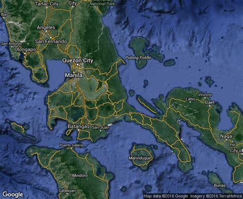 Kabaong map, Philippines, Calabarzon — Google.